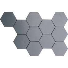 Sartoria Artigiana С000481481 SAARES04N_Saares04n_leesagone_04ceruleo_12,4x14 keramisch graniet 12,4x14 cm, Italië - foto 1 - foto 1