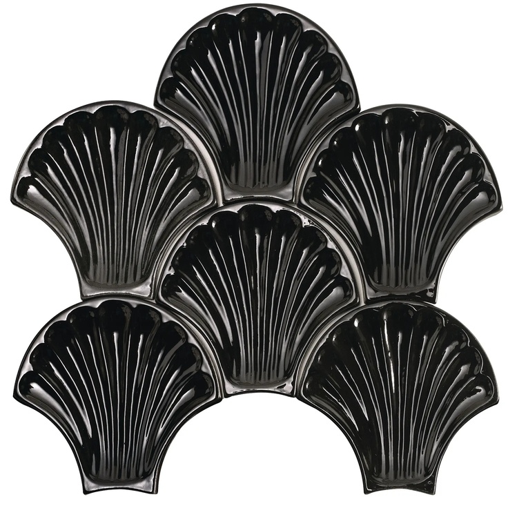 Sartoria Artigiana С000481479 SAARCO10G_Saarco10g_leconchiglie_10nero_15x15,5 wall tile 15x15,5 cm, Italy - photo 1 Sartoria Artigiana С000481479 SAARCO10G_Saarco10g_leconchiglie_10nero_15x15,5 wall tile 15x15,5 cm, Italy - photo 1