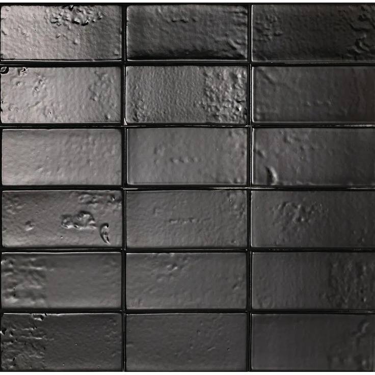 Sartoria Artigiana С000481469 SAARBR10G_Saarbr10g_ibricchi_10nero_11x5,5 wall tile 5,5x11 cm, Italy - photo 1 Sartoria Artigiana С000481469 SAARBR10G_Saarbr10g_ibricchi_10nero_11x5,5 wall tile 5,5x11 cm, Italy - photo 1