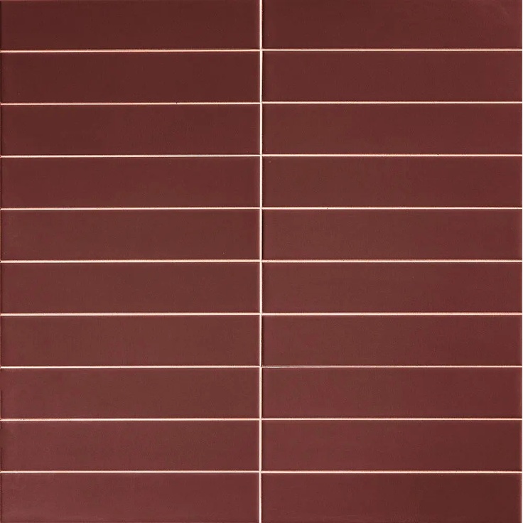 Sartoria Fattamano С000488429 SAARFA14N_Saarfa14n_fattamano_maroon_matt porcelain tile 7,5x38 cm, Italy - photo 1 Sartoria Fattamano С000488429 SAARFA14N_Saarfa14n_fattamano_maroon_matt porcelain tile 7,5x38 cm, Italy - photo 1
