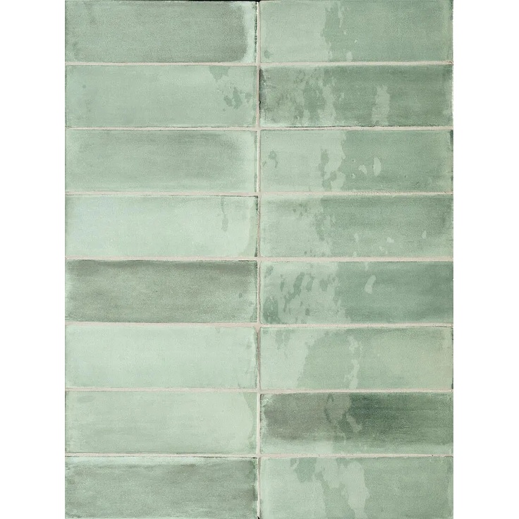 Sartoria Tbrick С000508182 SATB0316G_eucalyptus_glossy seinälaatta 5,2x16 cm, Italia - kuva 1 Sartoria Tbrick С000508182 SATB0316G_eucalyptus_glossy seinälaatta 5,2x16 cm, Italia - kuva 1