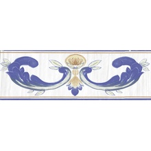 Savoia Italia Ceramica Cotto Mediterraneo С000597706 SFA3301__CottoMediterraneoFasciaCapriLuc11X34 Dekor 11x34 cm, Italien - foto 1 - foto 1