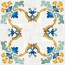 Savoia Italia Ceramica Cotto Mediterraneo С000597695 S4290_CottoMediterraneoDecoroCumaLuc34X34 gres porcelánový 34x34 cm, Itálie - fotografie 1