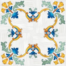 Savoia Italia Ceramica Cotto Mediterraneo С000597695 S4290_CottoMediterraneoDecoroCumaLuc34X34 granitkeramik 34x34 cm, Italien - foto 1 - foto 1