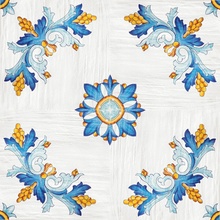 Savoia Italia Ceramica Cotto Mediterraneo С000597696 S4291_CottoMediterraneoDecoroIschitellaLuc34X34 granitkeramik 34x34 cm, Italien - foto 1 - foto 1