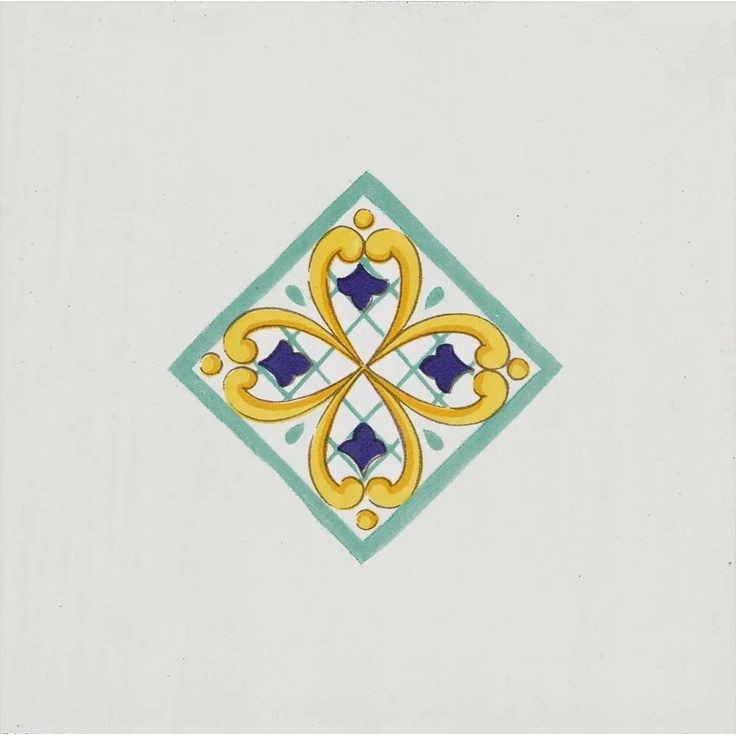 Savoia Italia Ceramica Cotto Mediterraneo С000597701 SDS2295P_CottoMediterraneoDecoroSeianoVerdeLuc22X22 Dekor 22x22 cm, Italien - foto 1 Savoia Italia Ceramica Cotto Mediterraneo С000597701 SDS2295P_CottoMediterraneoDecoroSeianoVerdeLuc22X22 Dekor 22x22 cm, Italien - foto 1