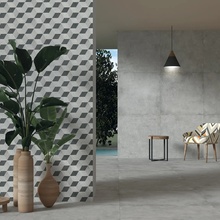 Savoia Italia Ceramica Dorset 21,6x43,5, geglazuurd keramisch graniet, Italië, beton - interieurfoto 1 - foto 3