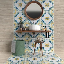 Savoia Italia Ceramica Riggiole Napoletane 22x22, geglazuurd keramisch graniet, Italië - interieurfoto 1 - 3 Savoia Italia Ceramica Riggiole Napoletane 22x22, geglazuurd keramisch graniet, Italië - interieurfoto 1 - foto 3