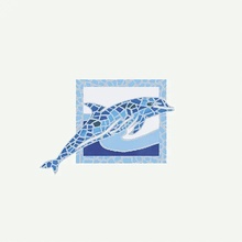Savoia Italia Ceramica Riggiole Napoletane С000327756 SID239_Antiche_riggiole_inserto_delfini_22*22 Dekor 22x22 cm, Italia - foto 1 - foto 1