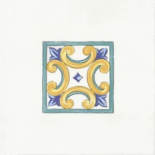 Savoia Italia Ceramica Riggiole Napoletane С000327792 SIMA239_Antiche_riggiole_marechiaro_22*22 Dekor 22x22 cm, Italia - foto 1 - foto 1