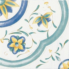 Savoia Italia Ceramica Riggiole Napoletane С000327762 SPO229P_Antiche_riggiole_posillipo_22*22 keramisk granitt 22x22 cm, Italia - foto 1 - foto 1