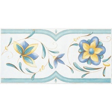 Savoia Italia Ceramica Riggiole Napoletane С000591008 SFA3576_Dec. Posillipo Fascia_17*34 Dekor 17x34 cm, Italia - foto 1 - foto 1
