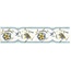 Savoia Italia Ceramica Riggiole Napoletane С000327761 SLPO22_Antiche_riggiole_fascia_posillipo_5,5*22 Dekor 5,5x22 cm, Italien - foto 1