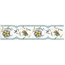 Savoia Italia Ceramica Riggiole Napoletane С000327761 SLPO22_Antiche_riggiole_fascia_posillipo_5,5*22 Dekor 5,5x22 cm, Italia - foto 1 - foto 1