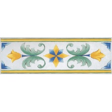 Savoia Italia Ceramica Riggiole Napoletane SFA3577 11*34 Naturale Dekor 11x34 cm, Italien - foto 1 - foto 1