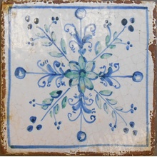 Scianna Borgo Medievale С000289462 Tiles dec.04 Sisustus 20x20 cm, Italia, krakelointi - kuva 1 - kuva 1