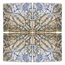 Scianna Maioliche Repro С000096240 PiastrelleMaiolicheRepro_024/D Decoración 30x30 cm, Italia, craquelado - foto 1 - foto 1