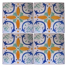 Scianna Maioliche Repro С000096265 PiastrelleMaiolicheRepro_049/D Decoración 30x30 cm, Italia, craquelado - foto 1 - foto 1