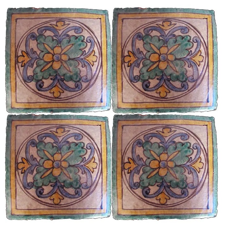 Scianna Maioliche Repro С000096274 PiastrelleMaiolicheRepro_058/D Dekor 30x30 cm, Italia, craquelé - foto 1 Scianna Maioliche Repro С000096274 PiastrelleMaiolicheRepro_058/D Dekor 30x30 cm, Italia, craquelé - foto 1