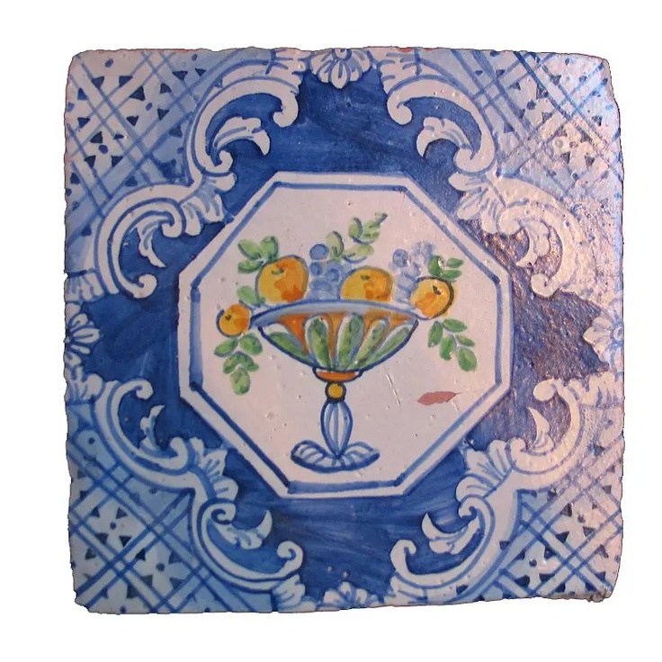 Scianna Maioliche Repro С000096139 PiastrelleMaiolicheRepro_003/C Dekor 20x20 cm, Italien, krakelering - foto 1 Scianna Maioliche Repro С000096139 PiastrelleMaiolicheRepro_003/C Dekor 20x20 cm, Italien, krakelering - foto 1