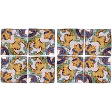 Scianna Maioliche Repro С000096150 PiastrelleMaiolicheRepro_014/C Decoración 20x20 cm, Italia, craquelado - foto 1 - foto 1