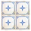 Scianna Maioliche Repro С000096203 PiastrelleMaiolicheRepro_067/C Dekor 20x20 cm, Italien, krakelering - foto 1 Scianna Maioliche Repro С000096203 PiastrelleMaiolicheRepro_067/C Dekor 20x20 cm, Italien, krakelering - foto 1