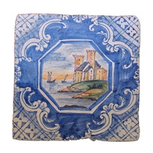 Scianna Maioliche Repro С000096138 PiastrelleMaiolicheRepro_002/C Decoración 20x20 cm, Italia, craquelado - foto 1 - foto 1