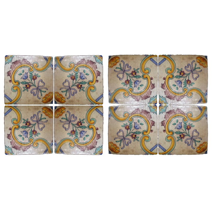 Scianna Maioliche Repro С000096183 PiastrelleMaiolicheRepro_047/C Decorazione 20x20 cm, Italia, craquelé - foto 1 Scianna Maioliche Repro С000096183 PiastrelleMaiolicheRepro_047/C Decorazione 20x20 cm, Italia, craquelé - foto 1