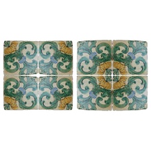 Scianna Maioliche Repro С000096189 PiastrelleMaiolicheRepro_053/C Decoración 20x20 cm, Italia, craquelado - foto 1 - foto 1