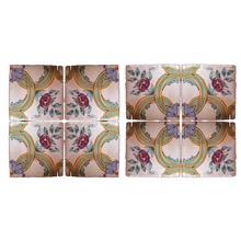 Scianna Maioliche Repro С000096178 PiastrelleMaiolicheRepro_042/C Decoración 20x20 cm, Italia, craquelado - foto 1 - foto 1