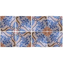 Scianna Maioliche Repro С000096064 PiastrelleMaiolicheRepro_008/B Decoración 15x15 cm, Italia, craquelado - foto 1 - foto 1