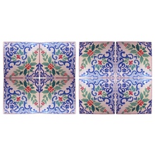 Scianna Maioliche Repro С000096099 PiastrelleMaiolicheRepro_043/B Decoración 15x15 cm, Italia, craquelado - foto 1 - foto 1