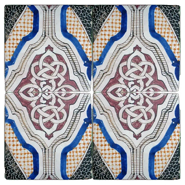 Scianna Maioliche Repro С000096094 PiastrelleMaiolicheRepro_038/B Decor 15x15 cm, Italy, crackle - photo 1 Scianna Maioliche Repro С000096094 PiastrelleMaiolicheRepro_038/B Decor 15x15 cm, Italy, crackle - photo 1
