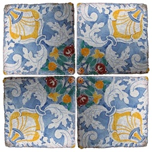 Scianna Maioliche Repro С000096072 PiastrelleMaiolicheRepro_016/B Decoración 15x15 cm, Italia, craquelado - foto 1 - foto 1