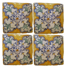 Scianna Maioliche Repro С000096081 PiastrelleMaiolicheRepro_025/B Decoración 15x15 cm, Italia, craquelado - foto 1 - foto 1
