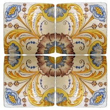 Scianna Maioliche Repro С000096082 PiastrelleMaiolicheRepro_026/B Decoración 15x15 cm, Italia, craquelado - foto 1 - foto 1