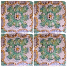 Scianna Maioliche Repro С000096106 PiastrelleMaiolicheRepro_050/B Decoración 15x15 cm, Italia, craquelado - foto 1 - foto 1