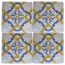 Scianna Maioliche Repro С000095996 PiastrelleMaiolicheRepro_020/A Decoración 10x10 cm, Italia, craquelado - foto 1 - foto 1