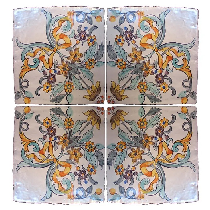 Scianna Maioliche Repro С000096055 PiastrelleMaiolicheRepro_079/A Décor 10x10 cm, Italie, craquelure - photo 1 Scianna Maioliche Repro С000096055 PiastrelleMaiolicheRepro_079/A Décor 10x10 cm, Italie, craquelure - photo 1