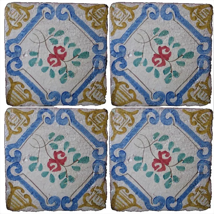Scianna Maioliche Repro С000095981 PiastrelleMaiolicheRepro_005/A Decoratie 10x10 cm, Italië, craquelé - foto 1 Scianna Maioliche Repro С000095981 PiastrelleMaiolicheRepro_005/A Decoratie 10x10 cm, Italië, craquelé - foto 1