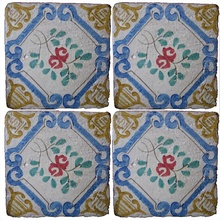 Scianna Maioliche Repro С000095981 PiastrelleMaiolicheRepro_005/A Decoración 10x10 cm, Italia, craquelado - foto 1 - foto 1