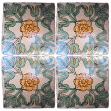 Scianna Maioliche Repro С000096052 PiastrelleMaiolicheRepro_076/A Decoración 10x10 cm, Italia, craquelado - foto 1 - foto 1