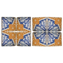 Scianna Maioliche Repro С000096017 PiastrelleMaiolicheRepro_041/A Decoración 10x10 cm, Italia, craquelado - foto 1 - foto 1