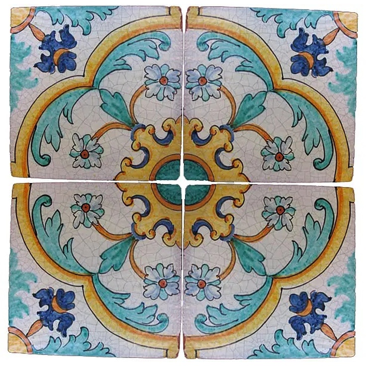 Scianna Maioliche Repro С000096005 PiastrelleMaiolicheRepro_029/A Décor 10x10 cm, Italie, craquelure - photo 1 Scianna Maioliche Repro С000096005 PiastrelleMaiolicheRepro_029/A Décor 10x10 cm, Italie, craquelure - photo 1