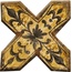 Scianna Terre Normanne С000255914 Rosacroce_02 Dekor 15x15 cm, Itálie, krakelování - fotografie 1 Scianna Terre Normanne С000255914 Rosacroce_02 Dekor 15x15 cm, Itálie, krakelování - fotografie 1