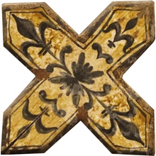 Scianna Terre Normanne С000255914 Rosacroce_02 Sisustus 15x15 cm, Italia, krakelointi - kuva 1 - kuva 1