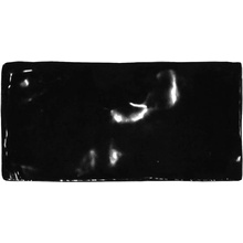 Self Crayon С000525467 ccr-016_CrayonBlackGlossy6,5*13 wall tile 6,5x13 cm, Italy, monochrome - photo 1 - photo 1