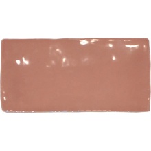Self Crayon С000525457 ccr-006_CrayonTuscanyRedGlossy6,5*13 wall tile 6,5x13 cm, Italy, monochrome - photo 1 - photo 1
