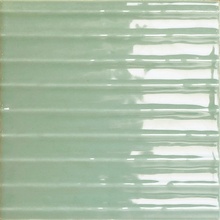 Self Flow С000609203 1212SEFLWAPIGL_FlowPistachioWaveGlossy12,5*12,5 azulejo de parede 12,5x12,5 cm, Itália, monocromático - foto 1 - foto 1