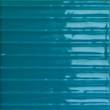 Self Flow С000609204 1212SEFLWATEGL_FlowTealWaveGlossy12,5*12,5 azulejo de parede 12,5x12,5 cm, Itália, monocromático - foto 1 - foto 1